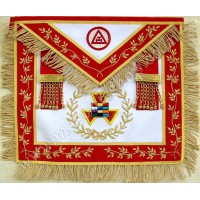 Royal Arch PHP Apron with Wreath, Vine Work, Fringe and Tassels