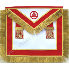 -3055 MASONIC ROYAL ARCH DUCK CLOTH PRINTED MEMBER APRONS PACK OF 6 MAP-001x6 