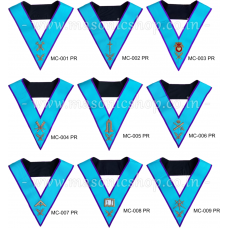 Memphis Misraim Officer Collars - Set of 9