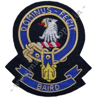 Clan Crest Scottish Hand Embroidered - BAIRD