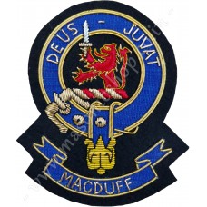 Clan Crest Scottish Hand Embroidered - MACDUFF