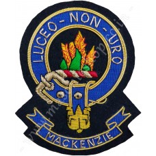 Clan Crest Scottish Hand Embroidered - MACKENZIE